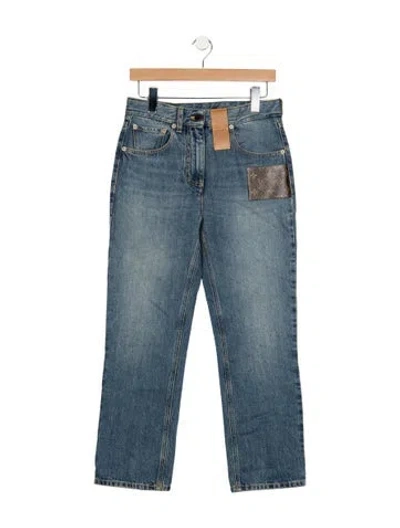 Pre-owned Louis Vuitton 2024 Straight Leg Jeans W/ Tags In Blue