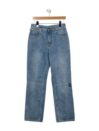 Pre-owned Louis Vuitton 2024 Straight Leg Jeans W/ Tags In Blue