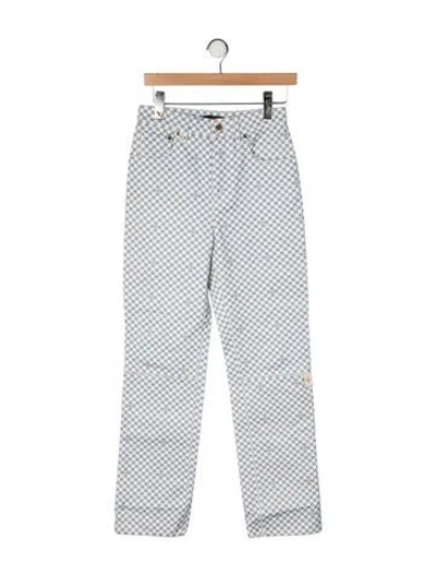 Pre-owned Louis Vuitton 2024 Straight Leg Pants In Blue