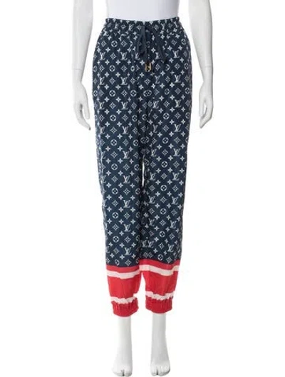 Pre-owned Louis Vuitton 2024 Straight Leg Pants In Blue
