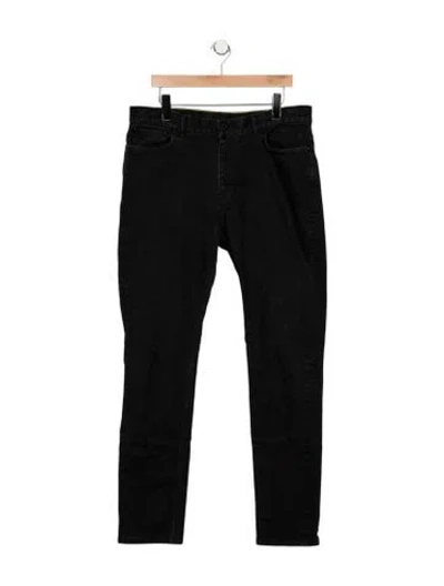 Pre-owned Louis Vuitton 2024 Straight-leg Jeans In Black