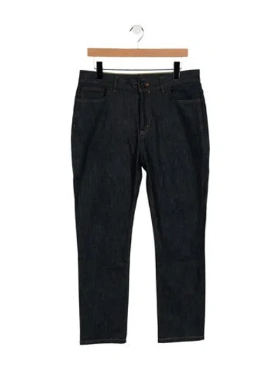 Pre-owned Louis Vuitton 2024 Straight-leg Jeans In Black