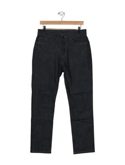 Pre-owned Louis Vuitton 2024 Straight-leg Jeans In Blue