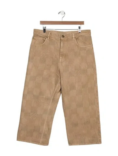 Pre-owned Louis Vuitton 2024 Straight-leg Jeans In Neutral
