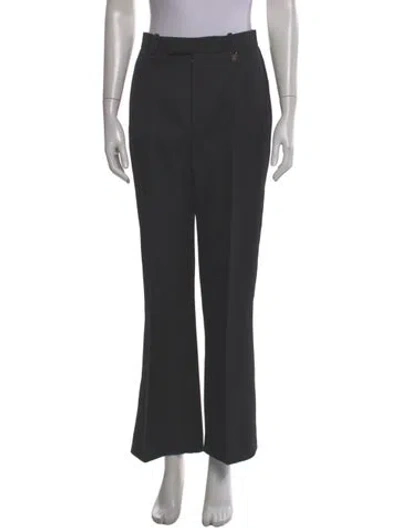 Pre-owned Louis Vuitton 2024 Wide Leg Pants In Black