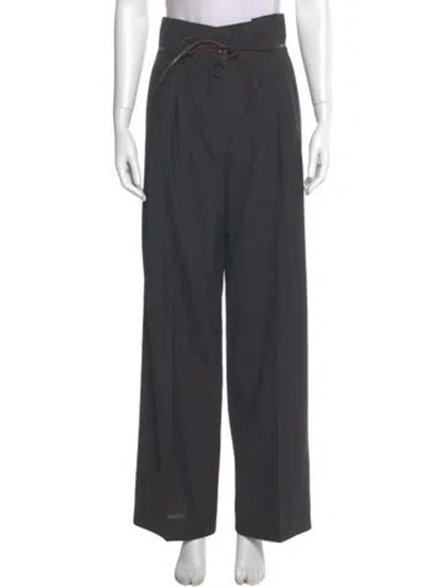 Pre-owned Louis Vuitton 2024 Wide Leg Pants In Gray