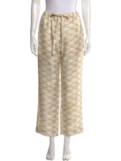 Pre-owned Louis Vuitton 2024 Wide Leg Pants In Neutral