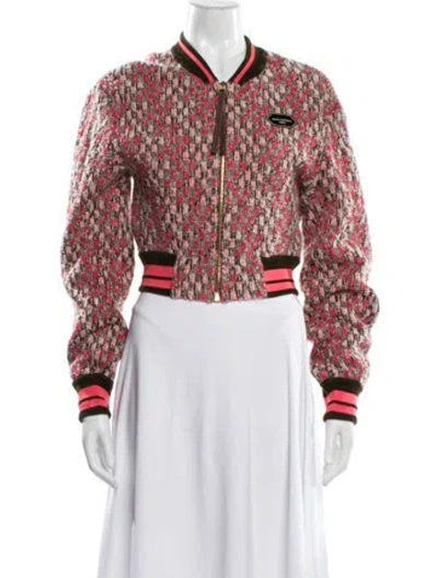 Pre-owned Louis Vuitton 2024 Wool Bomber Jacket In Multi