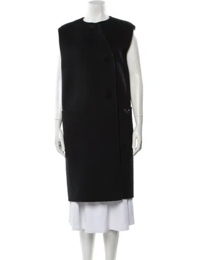 Pre-owned Louis Vuitton 2024 Wool Coat W/ Tags In Black