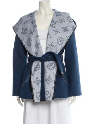 Pre-owned Louis Vuitton 2024 Wool Jacket In Blue