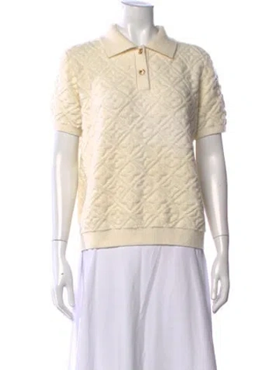 Pre-owned Louis Vuitton 2024 Wool Polo In Neutrals