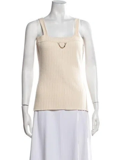 Pre-owned Louis Vuitton 2024 Wool Top In Neutrals