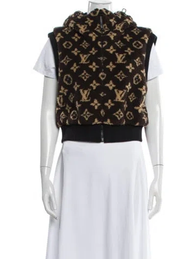 Pre-owned Louis Vuitton 2024 Wool Vest In Brown