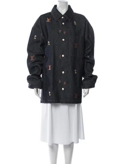 Pre-owned Louis Vuitton 2024 X Henry Taylor Coat W/ Tags In Gray