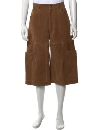 Pre-owned Louis Vuitton 2025 Cargo Shorts In Brown