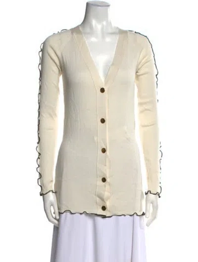 Pre-owned Louis Vuitton 2025 'contrastil Frill' Sweater In Multi