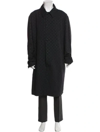 Pre-owned Louis Vuitton 2025 Damier Overcoat In Gray