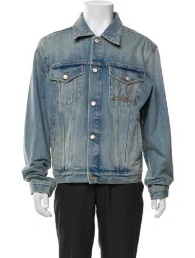 Pre-owned Louis Vuitton 2025 Denim Jacket In Blue