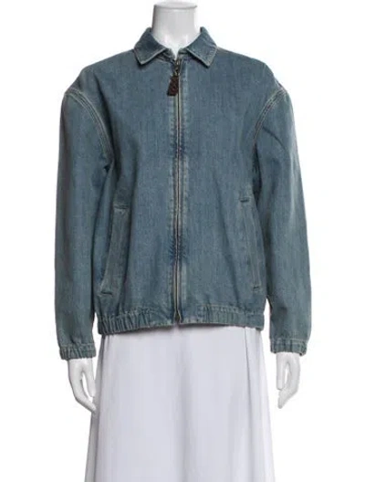 Pre-owned Louis Vuitton 2025 Denim Jacket In Blue