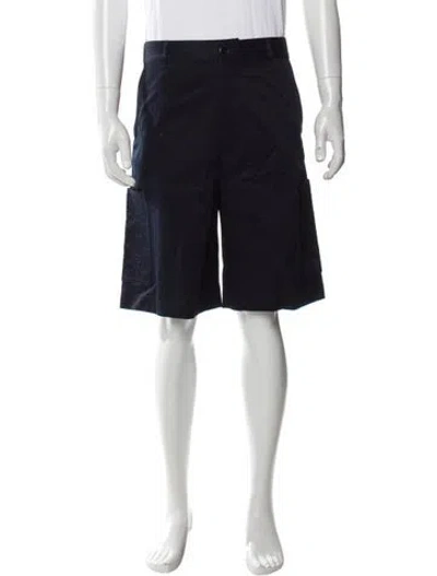 Pre-owned Louis Vuitton 2025 Flat Front Shorts In Blue