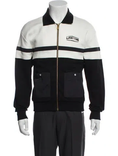 Pre-owned Louis Vuitton 2025 Hybrid Jersey Zip-up Blouson Bomber Jacket In Multi