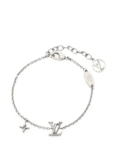 Pre-owned Louis Vuitton 2025 Lv Iconic Bracelet In Silver