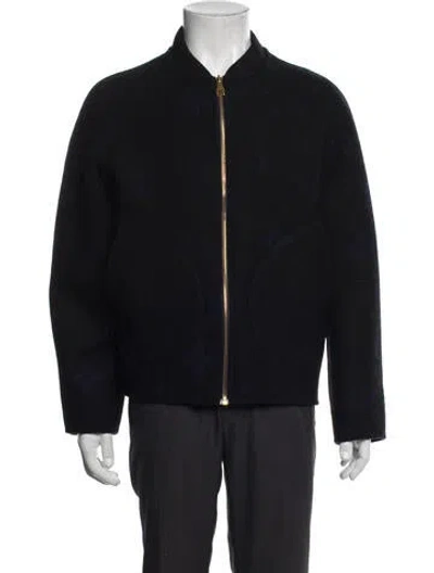 Pre-owned Louis Vuitton 2025 Lv Monogram Bomber Jacket In Black