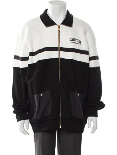 Pre-owned Louis Vuitton 2025 Lv Monogram Bomber Jacket In Black