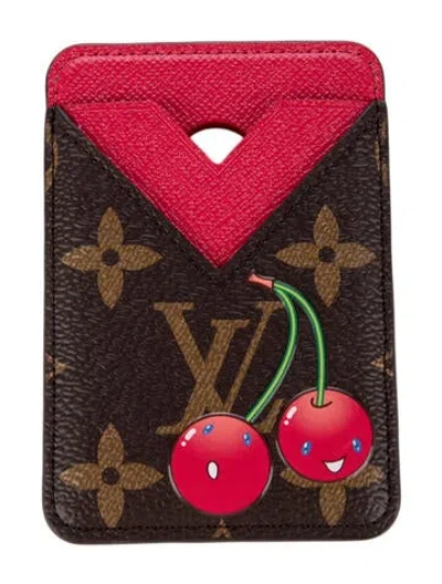 Pre-owned Louis Vuitton 2025 Lv Monogram Card Holder W/ Tags In Brown