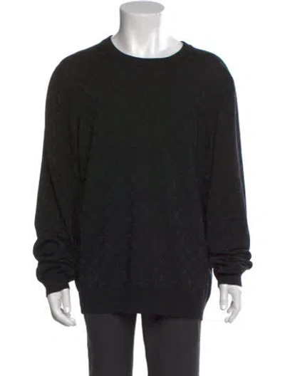 Pre-owned Louis Vuitton 2025 Lv Monogram Cardigan In Black