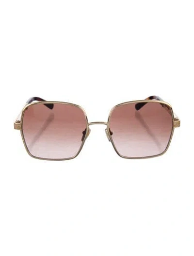 Pre-owned Louis Vuitton 2025 Lv Monogram Sunglasses In Gold