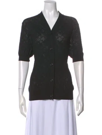 Pre-owned Louis Vuitton 2025 Mahina Monogram Sweater In Black