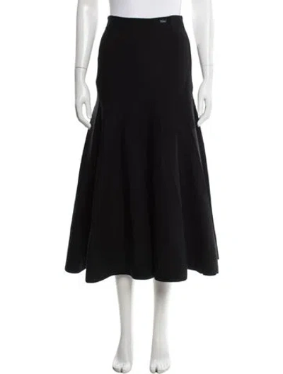 Pre-owned Louis Vuitton 2025 Midi Length Skirt W/ Tags In Black