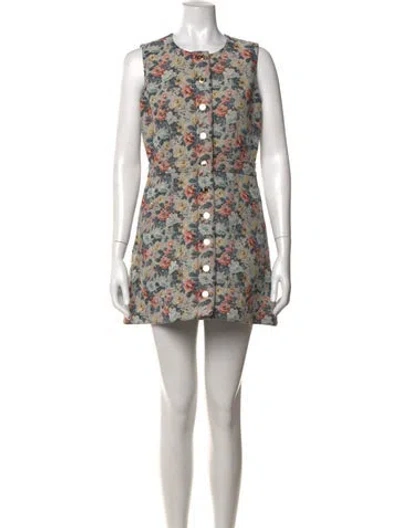 Pre-owned Louis Vuitton 2025 Mini Dress In Neutrals