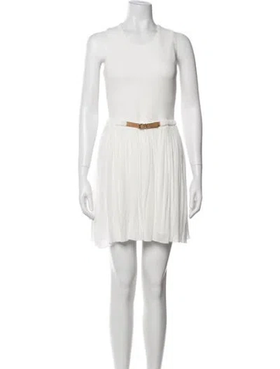 Pre-owned Louis Vuitton 2025 Mini Dress In White