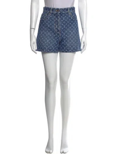 Pre-owned Louis Vuitton 2025 Mini Shorts In Blue
