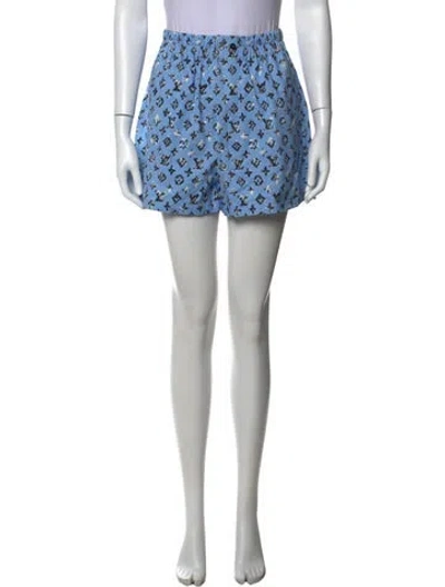 Pre-owned Louis Vuitton 2025 Mini Shorts In Blue