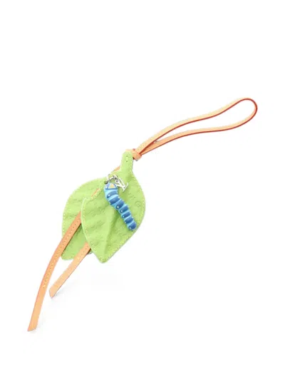 Pre-owned Louis Vuitton 2025 Monogram Caterpillar Bag Charm In Neutral