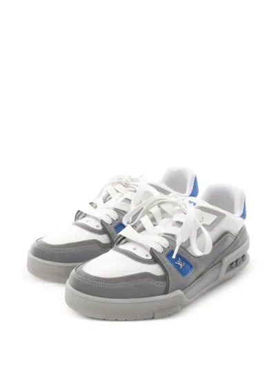 Pre-owned Louis Vuitton 2025 Panelled Sneakers In White