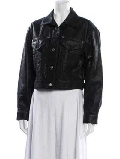 Pre-owned Louis Vuitton 2025 Patterned Jacket In Black