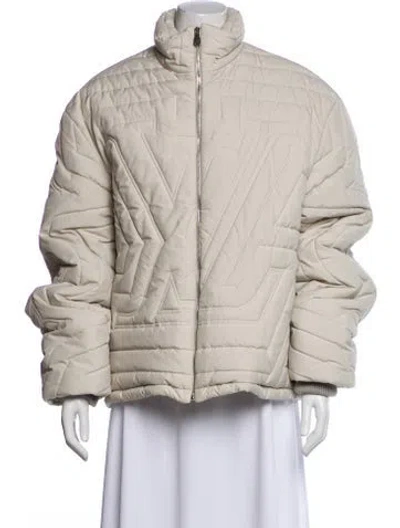 Pre-owned Louis Vuitton 2025 Puffer Coat In Neutral
