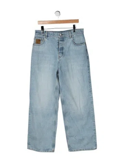 Pre-owned Louis Vuitton 2025 Relaxed Fit Jeans In Blue