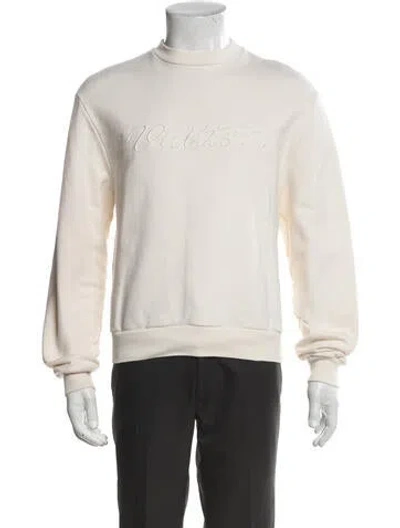 Pre-owned Louis Vuitton 2025 Signature Logo Sweatshirt In Gray