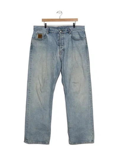 Pre-owned Louis Vuitton 2025 Straight-leg Jeans In Blue