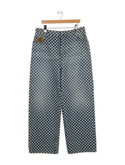 Pre-owned Louis Vuitton 2025 Straight-leg Jeans W/ Tags In Blue
