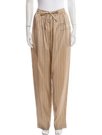 Pre-owned Louis Vuitton 2025 Wide Leg Pants In Brown/neutrals