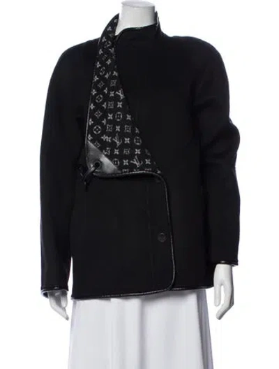 Pre-owned Louis Vuitton 2025 Wool Jacket W/ Tags In Black