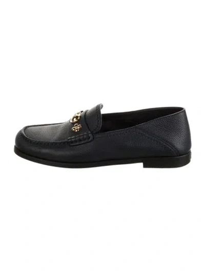Pre-owned Louis Vuitton 2026 Leather Loafers In Black