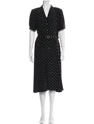 Pre-owned Louis Vuitton 2026 Midi Length Dress W/ Tags In Black