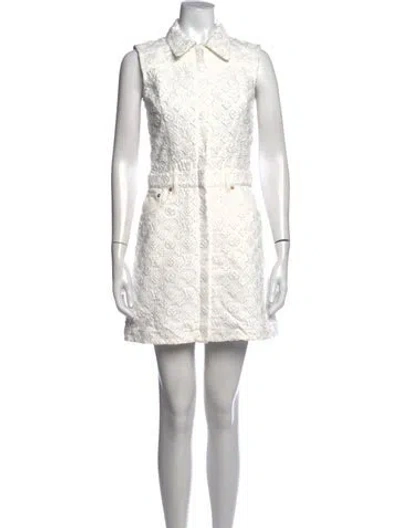 Pre-owned Louis Vuitton 2026 Mini Dress In White